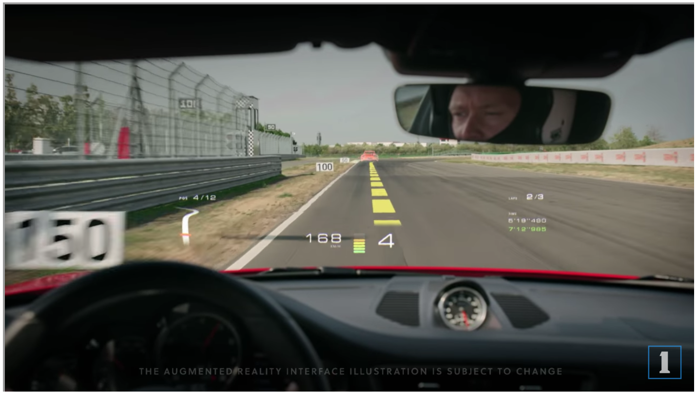 Porsche AR Windshield automotive